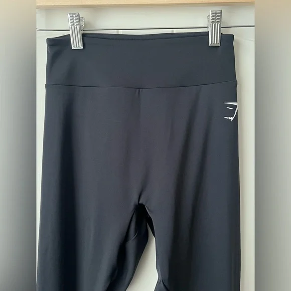 Gymshark Power Regular Leggings High Waisted Scrunch Black M - Picture 6 of 12